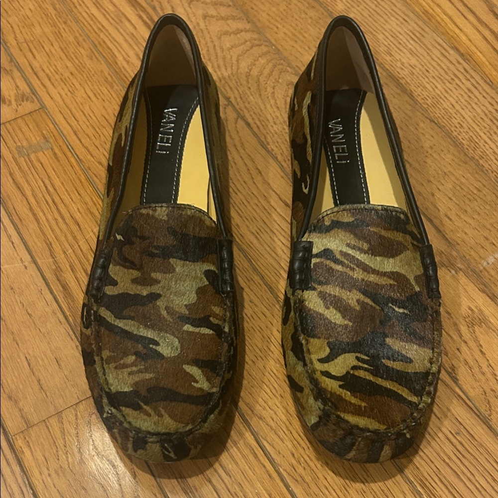 Vaneli Camouflage Pattern Loafers (originally $114)